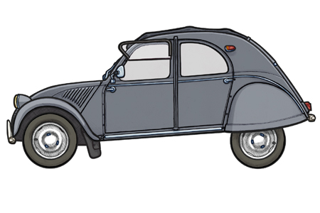 451 picture of a Citroen 2CV