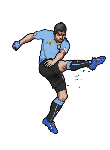 Uruguay and Liverpool FC striker Luis Suarez